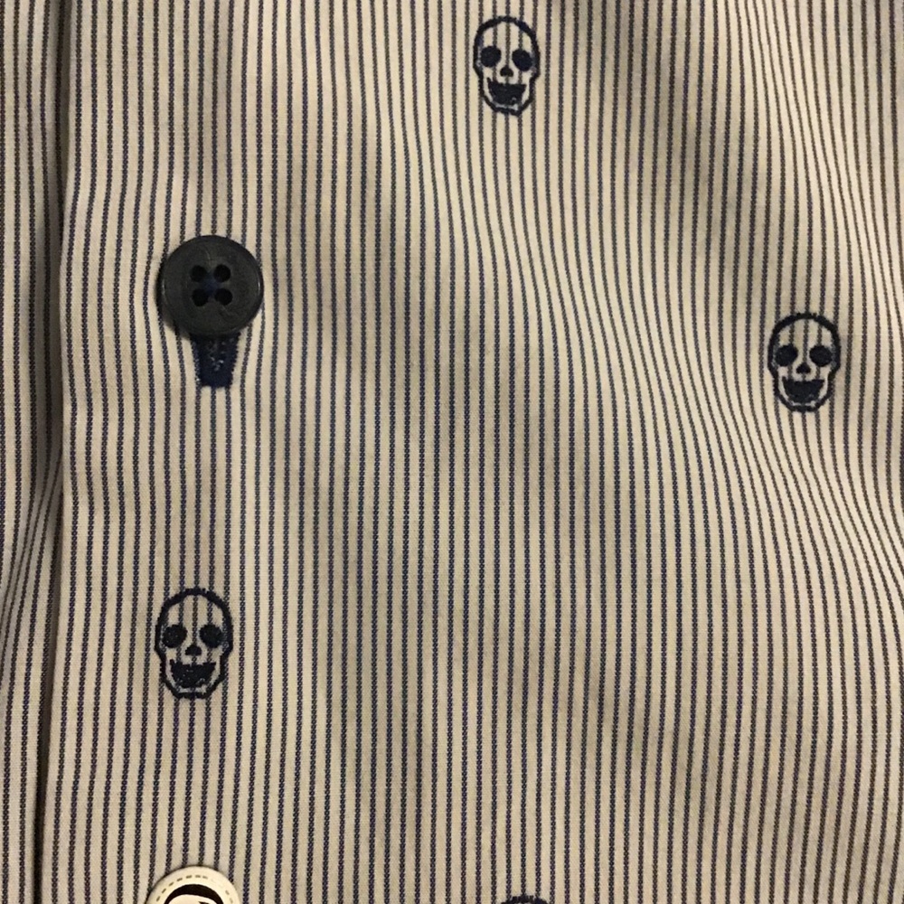 Robert Graham boys button down skull Large 14-16 - Picture 5 of 5